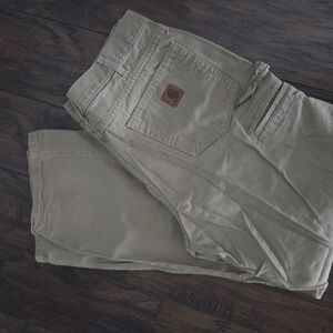 Carhartt Men's Light Khaki Work Chinos